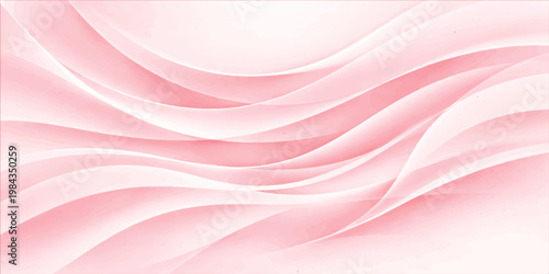 An abstract pink wallpaper design featuring soft flowing silk textures and smooth purple waves with a light satin fabric backdrop