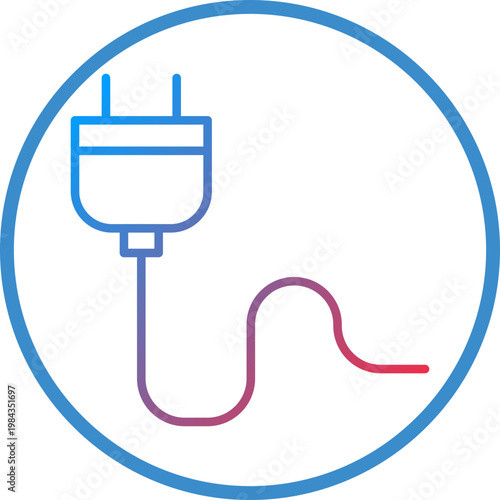 Adapter Line Icon Style