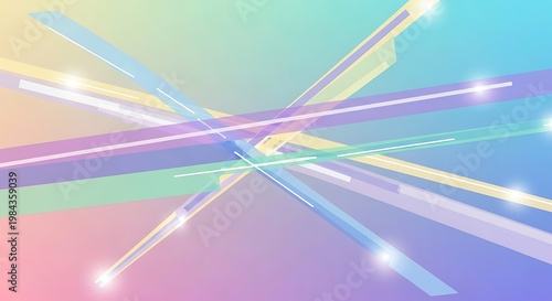 Abstract lines over gradient background modern digital design element