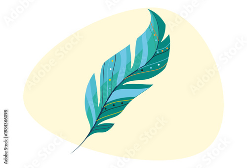 Feathered Finesse Concept Illustration Vector Style