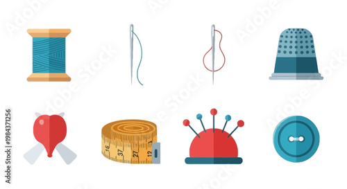 Sewing and Tailoring Tools Collection for Crafting and Repairs