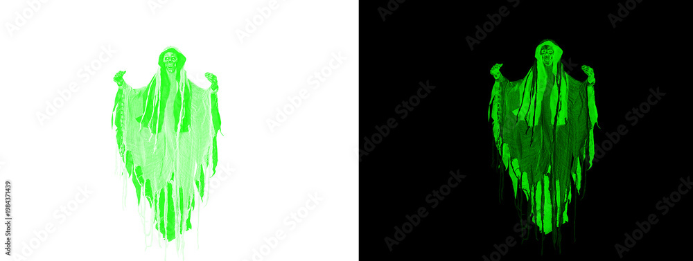 Fototapeta premium Green Liquid Splash Abstract Slime Wave Effect on Black Background