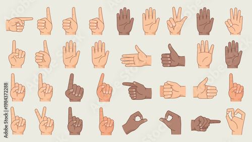 Diverse Hand Gestures Collection