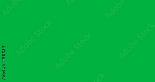 Digital animation of rainbow hand peace sign against black background