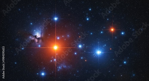 Celestial Symphony - A Cosmic Tapestry of Stars.