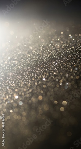 Sparkling Glittering Background with Bokeh Effect.