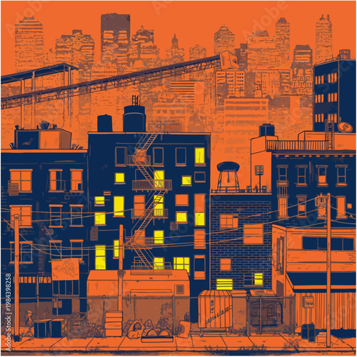abstract city background