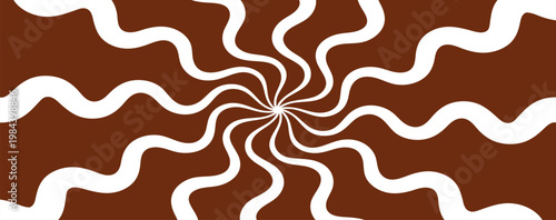 Chocolate Milk Twist Background Creamy Cocoa Swirl Design