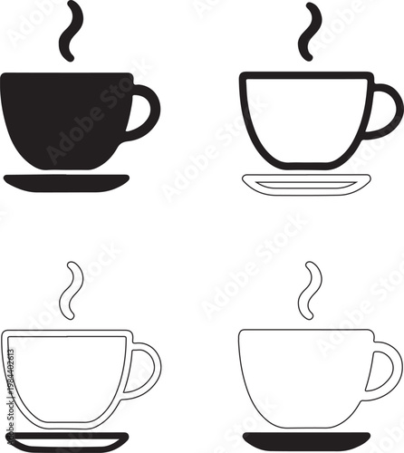 Isolated Coffee Branding Marketing Design, Coffee Branding Marketing Design icon, cafe business concept, brand identity, coffee shop promotion, marketing banner, business growth, cafe advertising