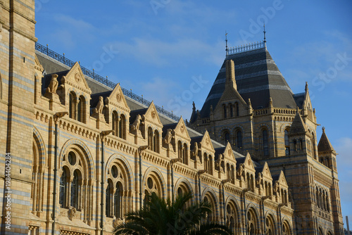The Natural History Museum in London, designed by Alfred Waterhouse and opened in 1881, is a masterpiece of Romanesque Revival architecture or a 