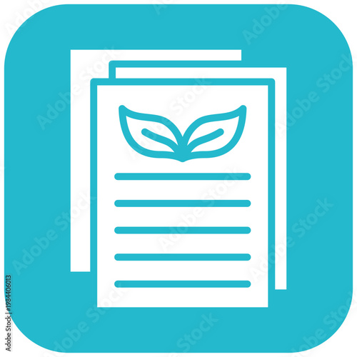 Biodegradable Paper Icon