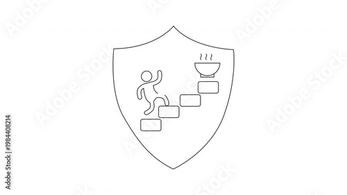 Stairway to Success - A Symbol of Ambition and Achievement.