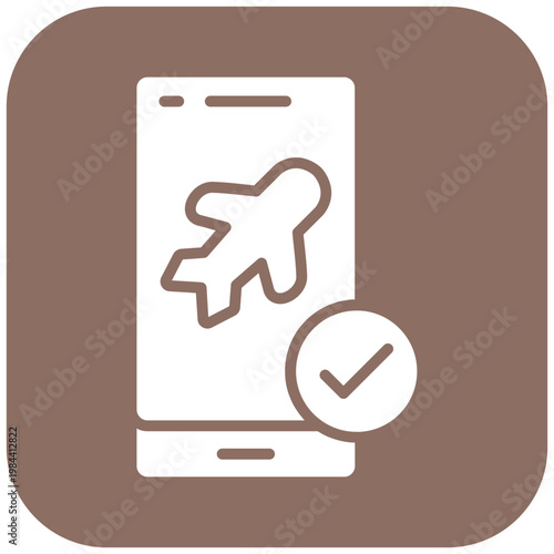 Flight Check In Icon