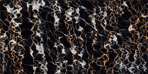 Abstract luxury granite texture background, a fusion of black, gold, and white. Captivating the elegant beauty, a sophisticated background, perfect for design needs.