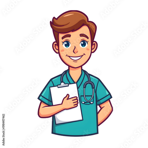 smiling doctor with stethoscope