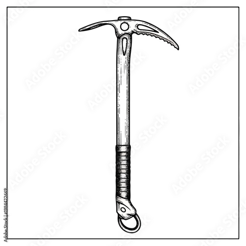Ice Axe Climbing Tool Equipment.