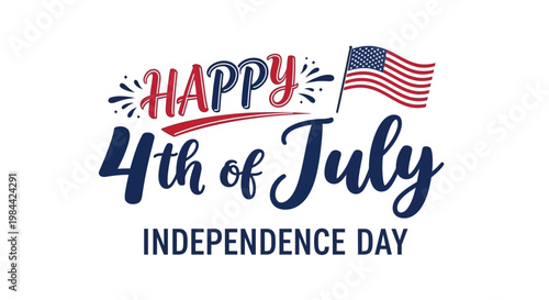Happy 4th of july independence day celebration