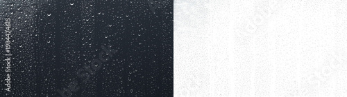 Photos Water drops rainy window overlay on condensation PNG transparent background