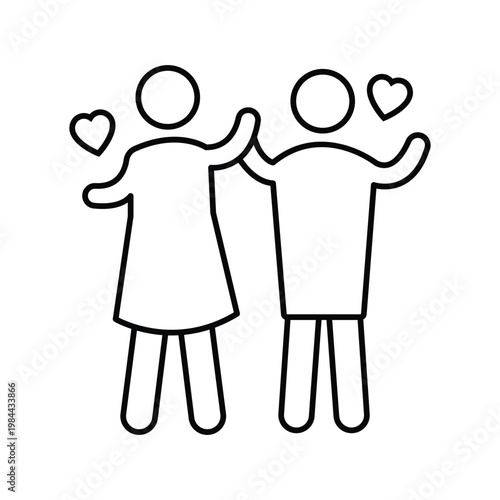 In Love Vector icon which can easily modify or edit