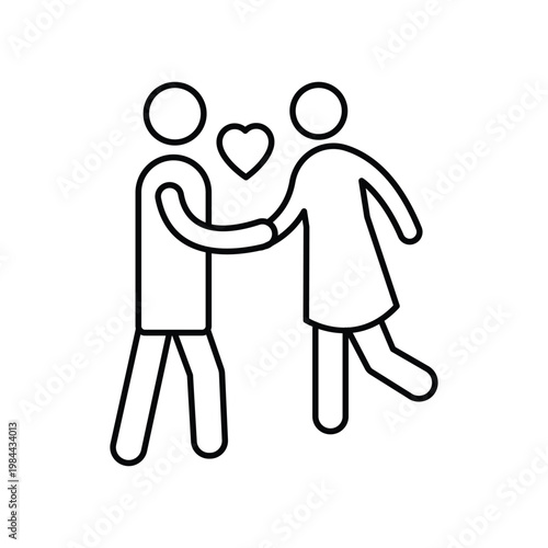 Romantic Gesture Vector icon which can easily modify or edit