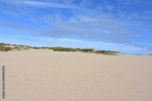 Clouds Floating over Sand Dunes on Eoropie Beach