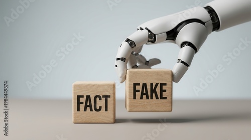 Digital deception and misinformation risks as an AI automation produces fake content.