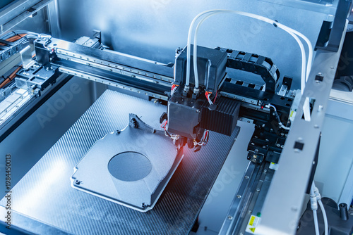 Tableau sur toile 3D printer or additive manufacturing and robotic automation technology