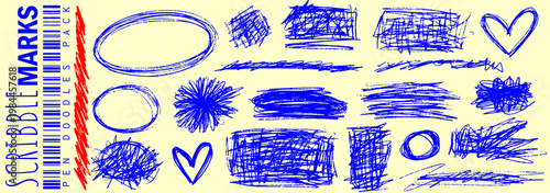 Messy pen and scratch strokes feel raw, squiggle grows into doodle, line and circle shape a textured illustration filled with chaos.