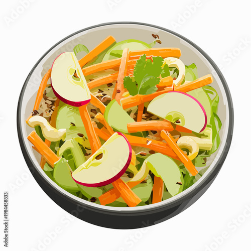 Karotten-Apfel-Salat