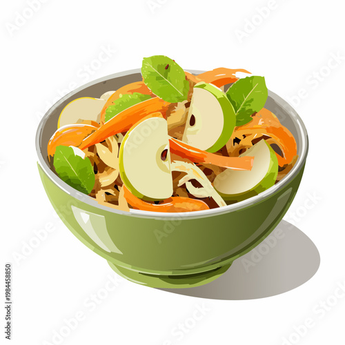 Karotten-Apfel-Salat