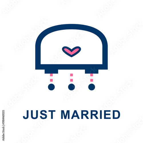 Just married car decoration a heartfelt symbol of newlywed bliss