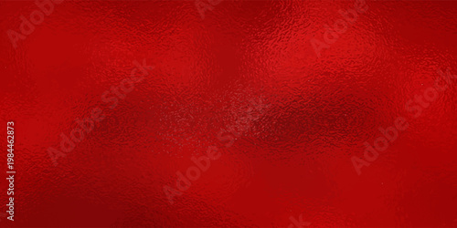 Red foil paper decorative texture background for artwork. Metallic red background foil paper for Christmas background wrapping paper design for Christmas gift, shiny vintage grunge background texture.