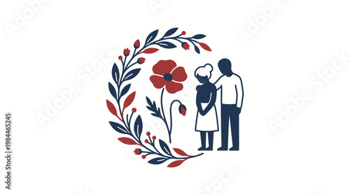 Memorial Symbol of Solace and Remembrance