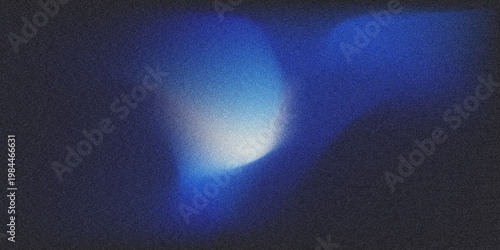 Abstract blue light blur background with glowing soft gradient shapes, futuristic neon illumination, smooth dark backdrop for modern digital design and creative wallpaper