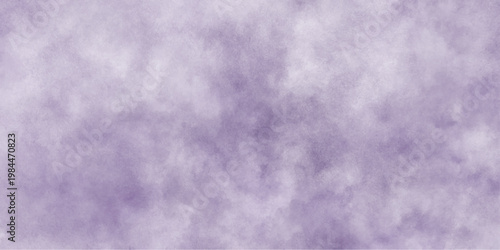Abstract white and purpleisolated cloud cumulus clouds. blue aquarelle painted realistic fog or mist smoky textured canvas design. White and ash messy wall stucco texture background.
