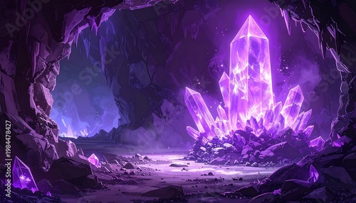 Purple Crystal Cave.