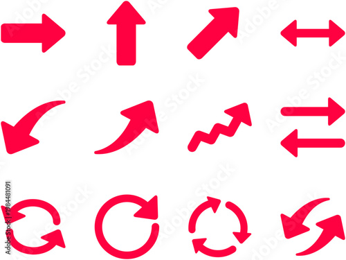 赤矢印　セット