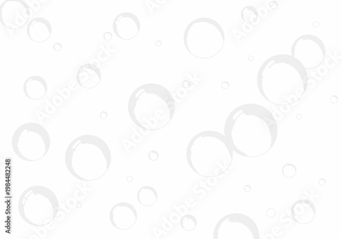 Soap bubbles float gently through the clear air in a serene atmosphere.