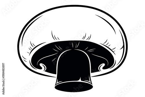 A black and white illustration of a glass light bulb with a distinctive base and filament