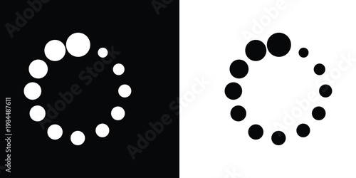 Loding icon flat vector design eps 10.