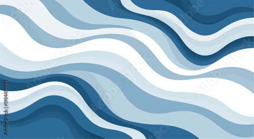 abstract blue wave pattern background