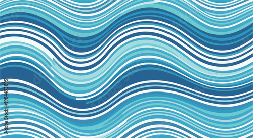 blue wave pattern abstract background with flowing lines