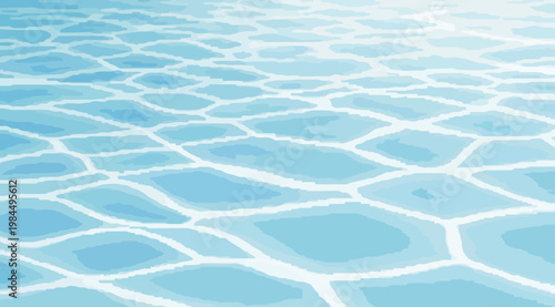 Foto Abstract background of water surface with caustic light reflections