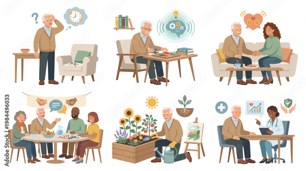 Fototapeta premium Mental health support group therapy sessions for anxiety and stress coping