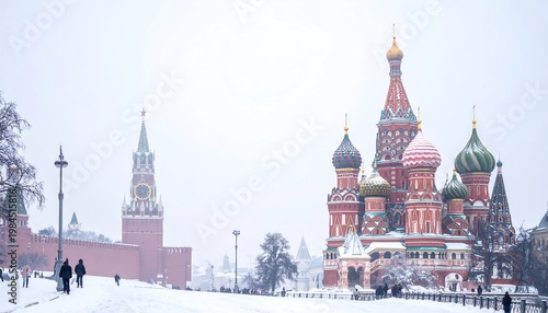 Moscow Red Square Winter.