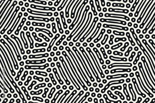 Vector seamless pattern. Modern stylish texture. Smooth natural elements. Repeating abstract tileable background. Scattered organic shapes. Versatile simplistic surface design.