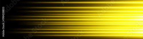 Abstract horizontal motion blur light streaks with smooth gradient fade and speed effect, dynamic lines isolated on dark background for modern design and overlays