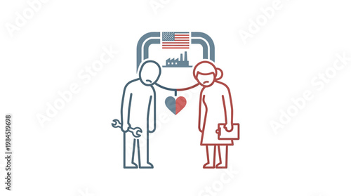 Industrial Labor and Business Symbiotic Relationship