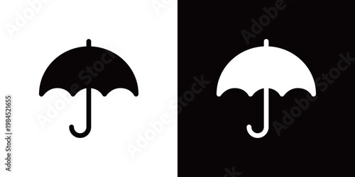 傘、雨のアイコン 天気予報