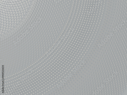 Circular array of solar panels. Abstract concept, 3d render.